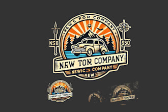 do make classic retro vintage logo design with unlimited review