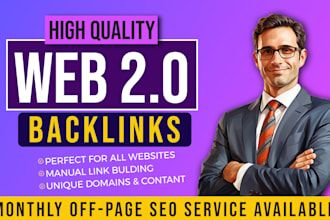 seo with high quality web 2 0 backlinks for top rankings