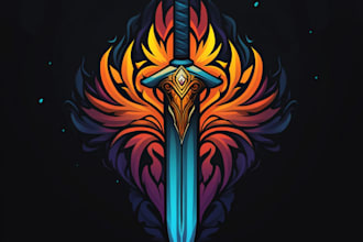 create a custom fantasy, logo design