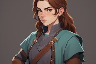 do a dnd character art and dnd character art