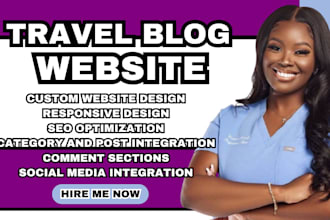 travel blog website category integration comment sections travel blog site