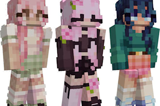 make minecraft skins for you
