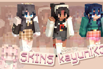 make custom minecraft skins for you