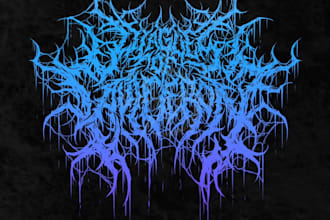 design your black, slamming, brutal, death metal band logo