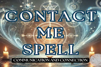 cast powerful contact me now spell, hex spell casting