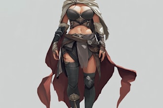 do game character art, 2d game character art