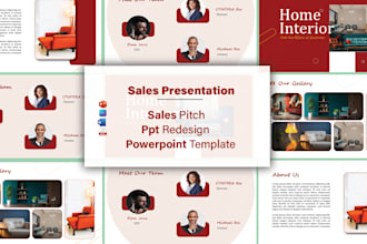 design, redesign business sales presentation powerpoint sales pitch deck slides