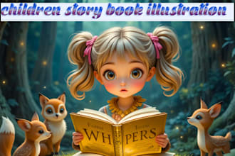 illustrate children story book illustration children story book illustration