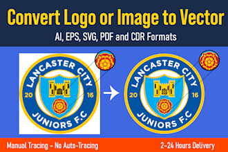 do vector tracing ai, eps, PDF, svg, cdr