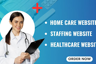 design home care website, healthcare website, elderly care, senior care website