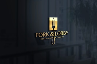 do imagination food drink hotel restaurant logo design