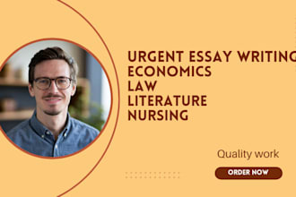 write urgent, literature,essay, economics, law,essay, history essay