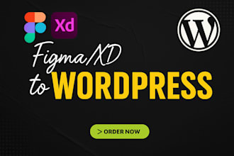 convert sketch, xd, PSD, figma to wordpress website