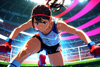 draw wpap pop art sport portrait