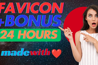 design exclusive app logo icon and favicon