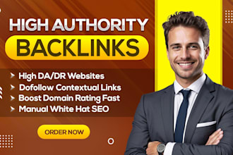 build high authority contextual seo dofollow backlinks to increase domain rating