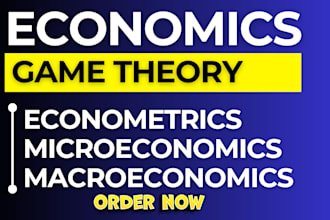 do economics, econometrics, microeconomics and macroeconomics, game theory
