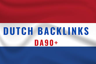build da90 seo dutch backlinks for google netherland ranking