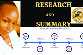 conduct thorough research and provide comprehensive summary