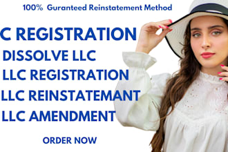 dissolve your llc, llc registration, amendment, reinstatement, ein, boi report,