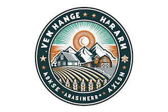 create a dairy farm logo design