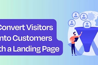 design stunning landing pages that convert visitors into customers