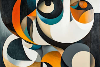 do create colorful abstract wall art designs