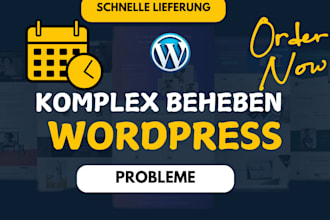 ich behebe wordpress fehler, bugs, plugin oder woocommerce probleme schnell