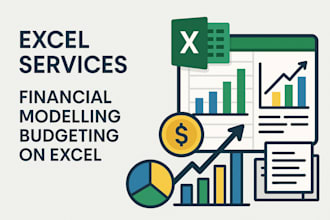 build excel financial model, budget, forecasts, projections