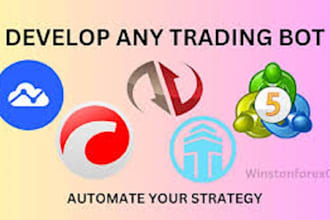 develop high performing ninjatrader, metatrader, and ctrader forex trading bots