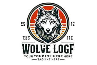 design luxury lion gorilla wolf logo