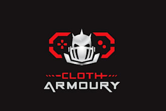 create apparel brand aimed gamer geeks logo design