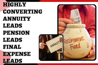 generate annuity leads pension leads retirement leads final expense leads