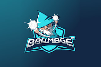 create simple cute mage eccentric logo design