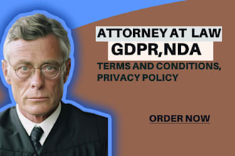 write terms and conditions and gdpr privacy policy