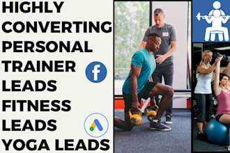 generate personal trainer leads home trainer leads fitness leads yoga leads