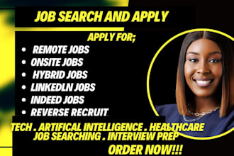 search and apply for tech, ai healthcare and project manager roles