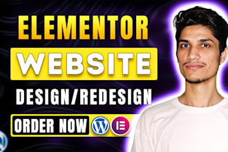 design or redesign a wordpress website as an elementor pro expert