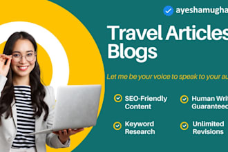 write engaging travel articles