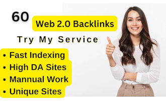 build high quality web 2 0 backlinks for seo