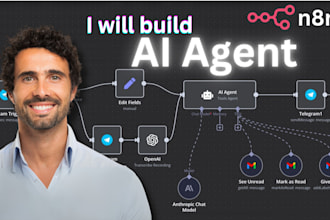 build powerful ai agents using n8n automations workflow