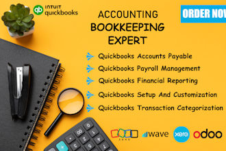 do bookkeeping in quickbooks online complete setup and reconciliation