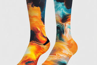 design unique socks design for your brand