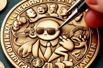 make a funny meme coin art for you