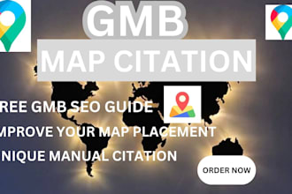 create unique gmb map citation, local SEO , UK citation , local citation