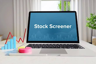 develop stock market screener python libraries, tradingview, metatrader, trading