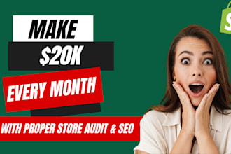 shopify store audit shopify seo shopify expert pinterest marketing for shopify