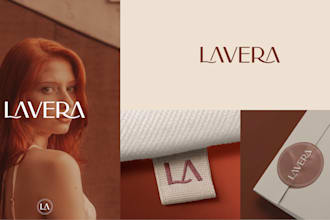 create a luxurious minimalist feminine logo design
