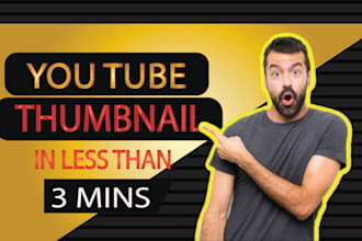 design amazing youtube thumbnail design