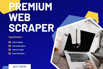 do data scraping any website and provide structured data scraping